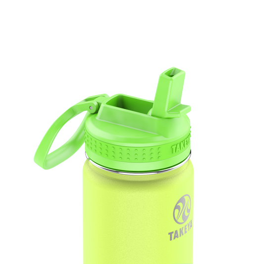 actives-kids-glow-in-the-dark-water-bottle-with-straw-lid-p6 51075-Actives-Kids-Straw-18-GID-LightningGreen-closeup.png