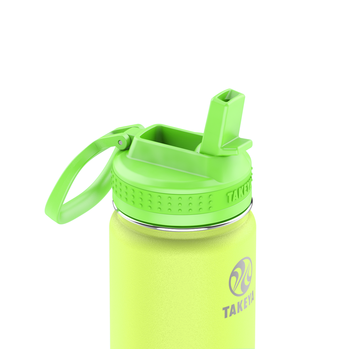 actives-kids-glow-in-the-dark-water-bottle-with-straw-lid-p6 51075-Actives-Kids-Straw-18-GID-LightningGreen-closeup.png