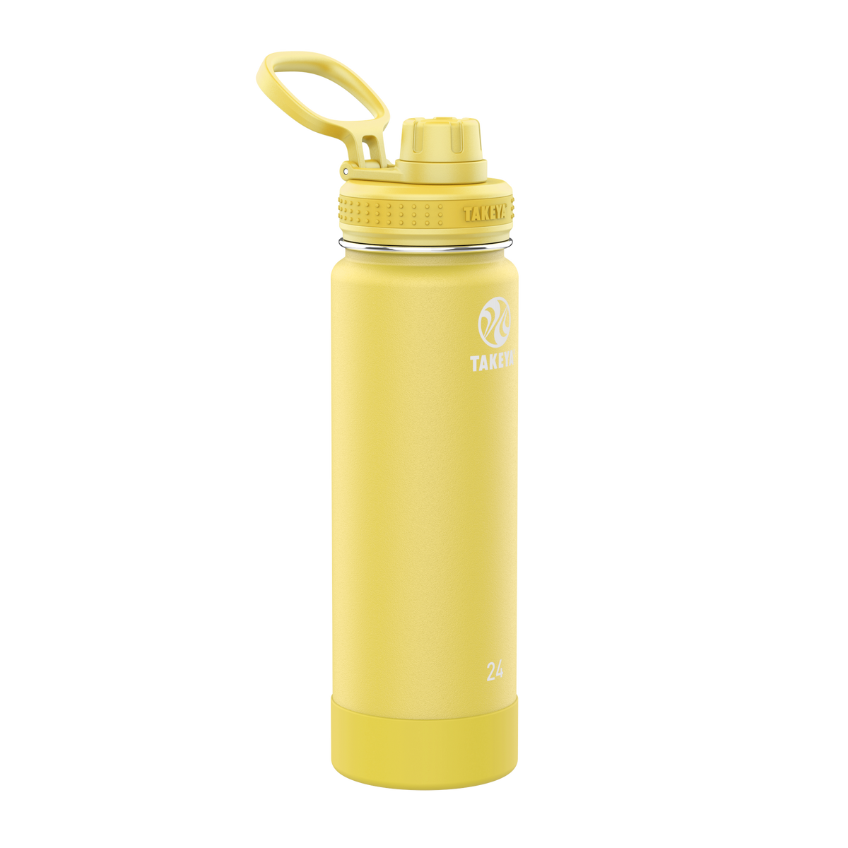 actives-water-bottle-with-spout-lid-a0 51187-Actives-Spout-24-Canary-angle.png