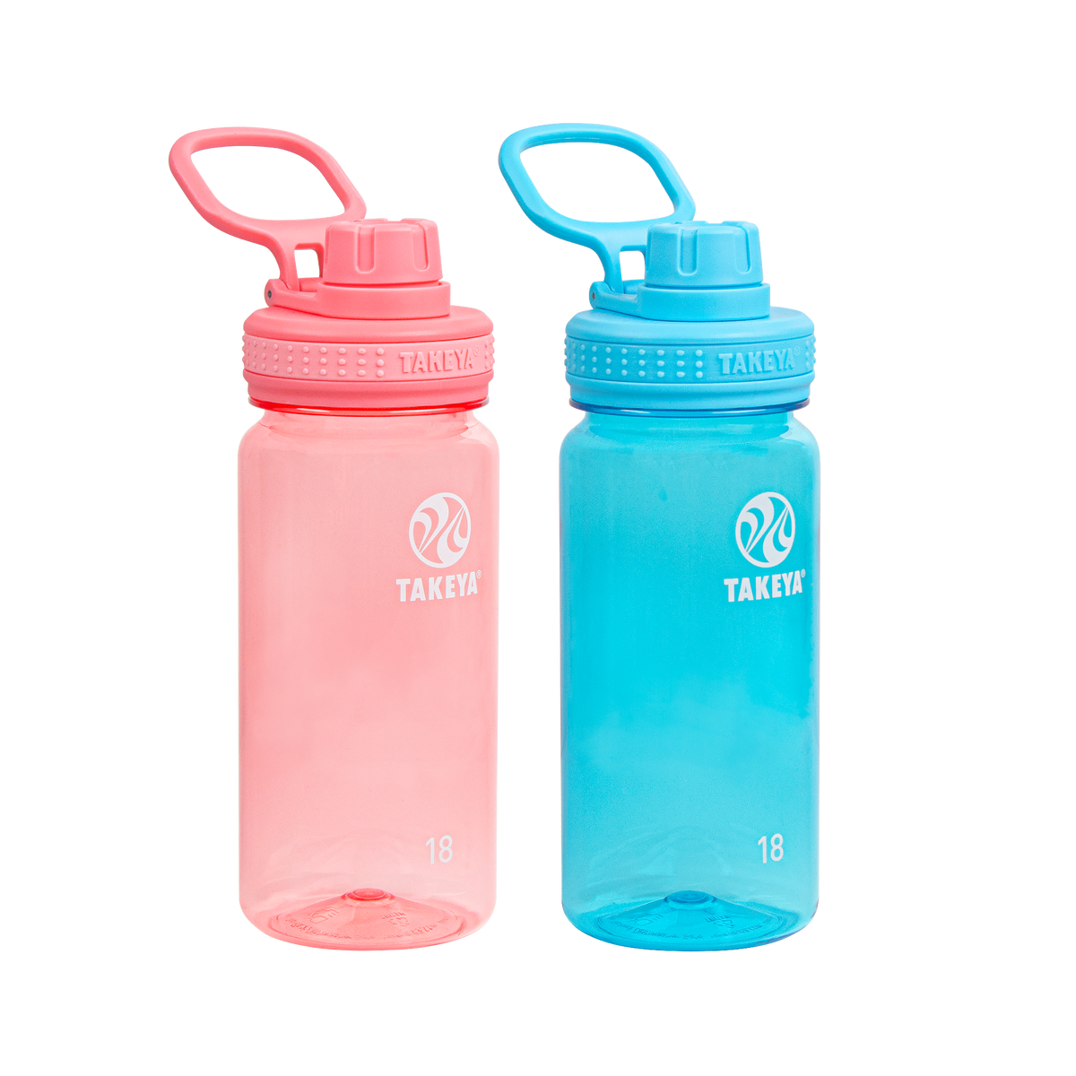 tritan-water-bottle-bundle-with-spout-lid-2-pack-y7 51475-Tritan-Spout-18-2pk-FlutterPink-BreezyBlue-Front_1.png