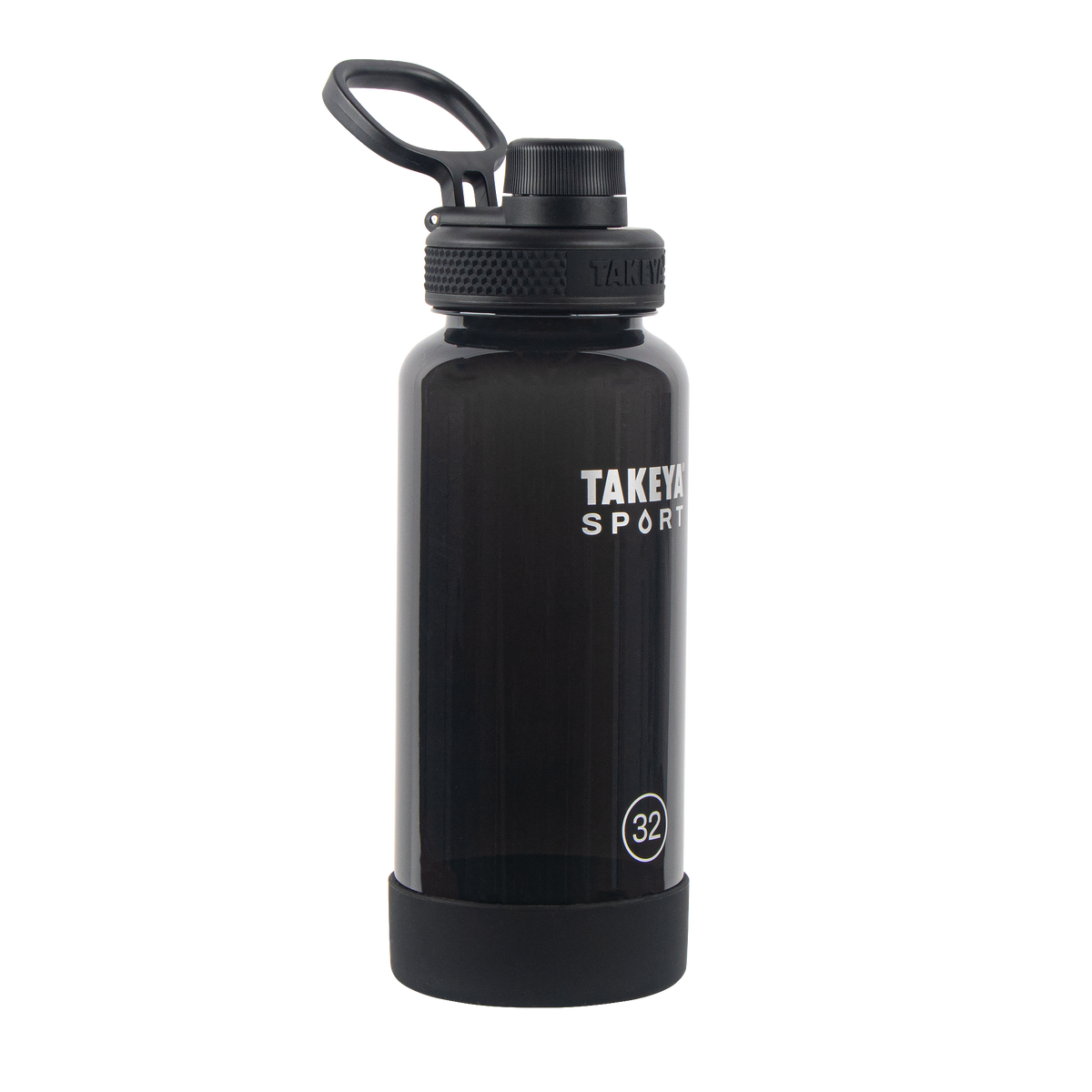 tritan-sport-water-bottle-with-spout-lid-o7 51829-TKS-Tritan-Spout-32-GrandSlamBlack-frontangle.png