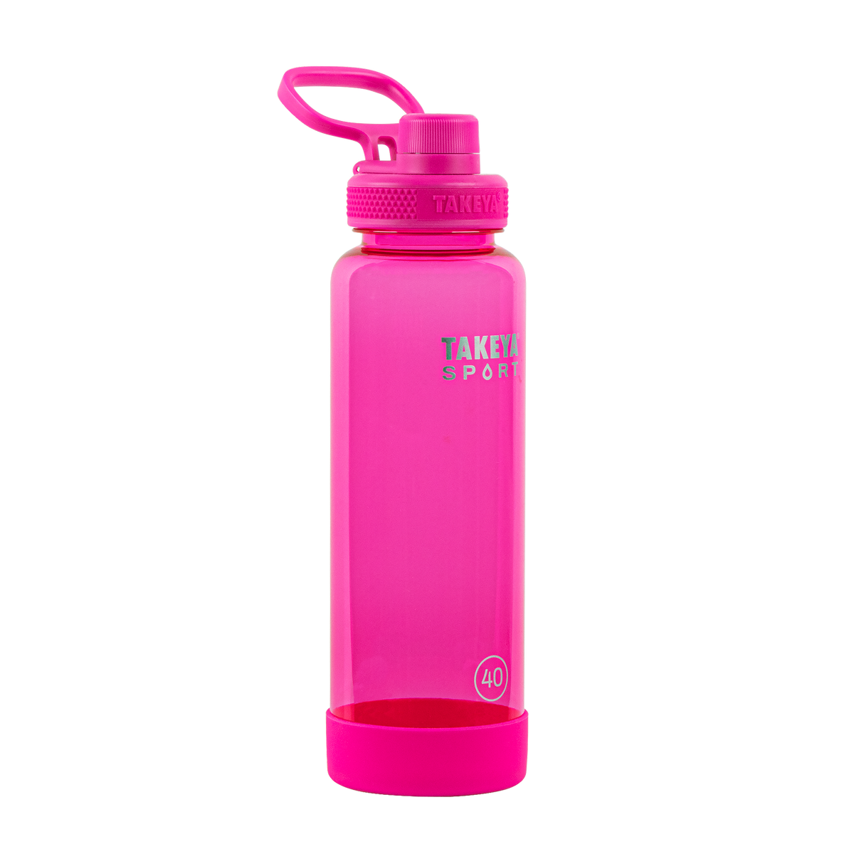 tritan-sport-water-bottle-with-spout-lid-o7 52030-TKS-Tritan-Spout-40-PinkSweep-frontangle.png