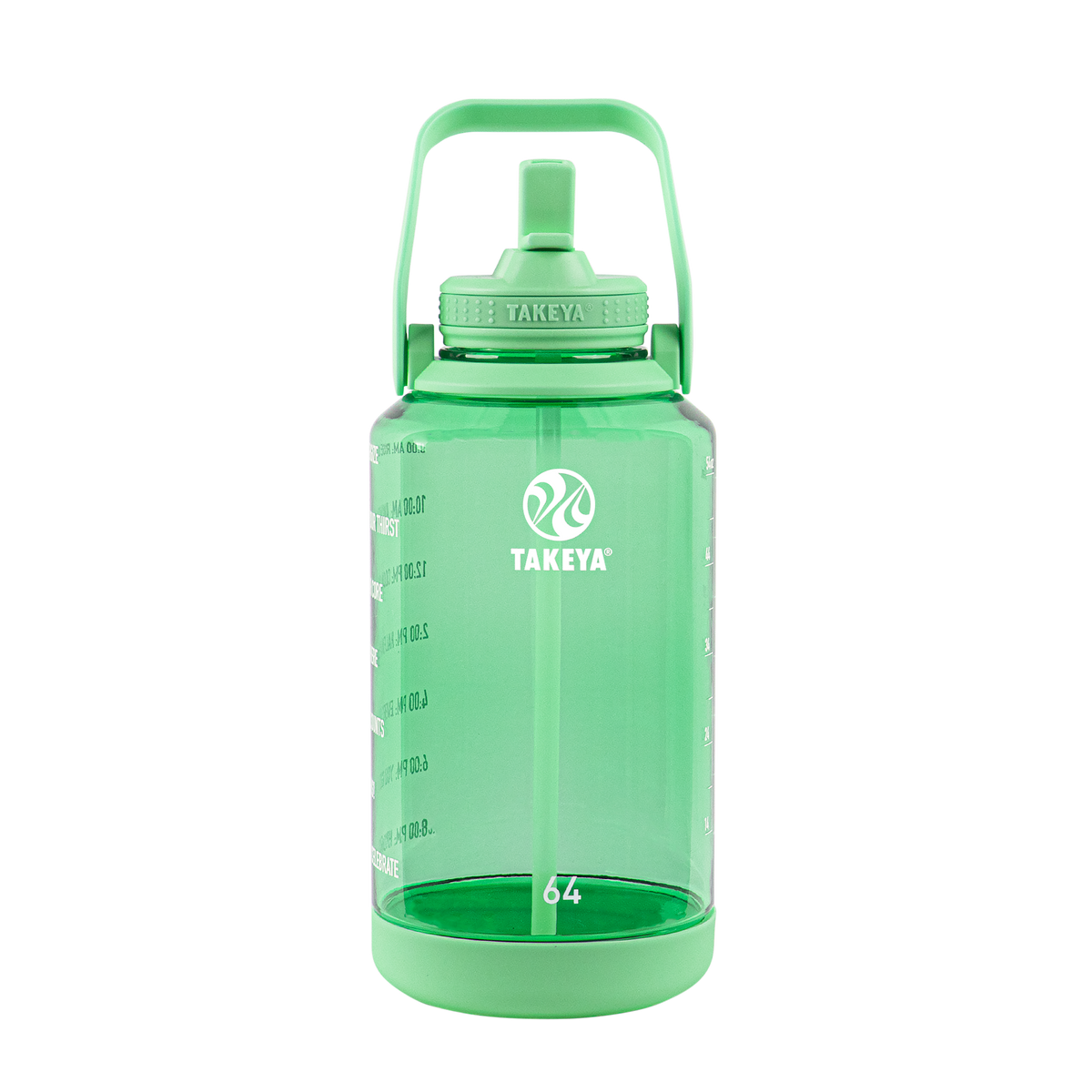 tritan-motivational-water-bottle-with-straw-lid-t7 54101-Tritan-Straw-Motivational-64-PistactioGreen-front.png